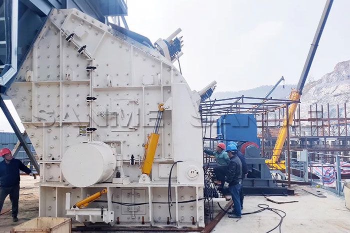 時(shí)產(chǎn)3600噸｜山美大型反擊式破碎機(jī)服務(wù)于江西骨料項(xiàng)目